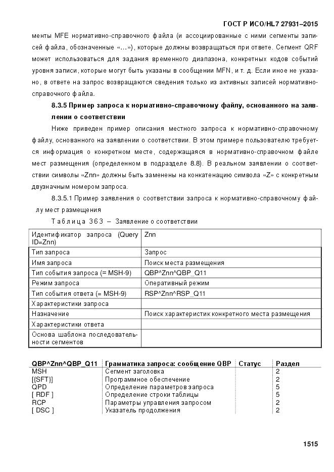 ГОСТ Р ИСО/HL 7 27931-2015, страница 1522